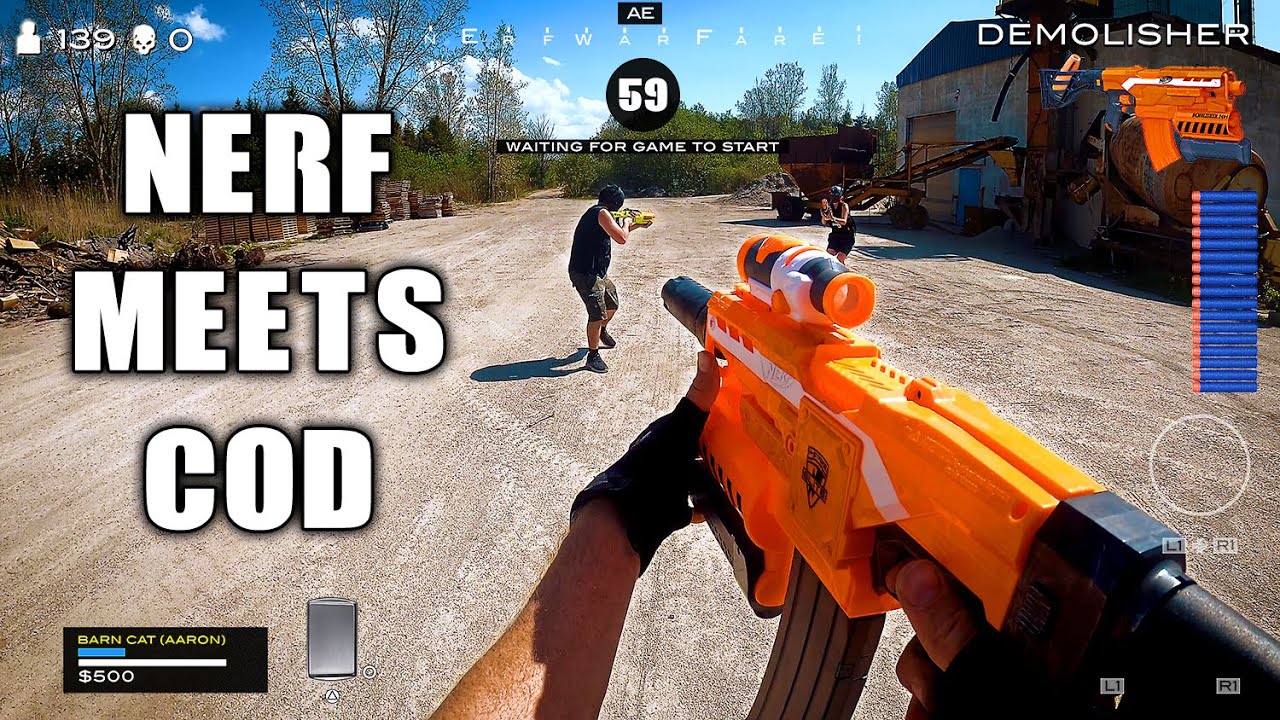 1 Hour of Nerf meets Call of Duty