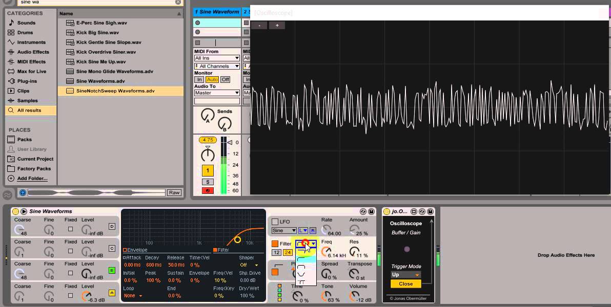 Filter (just playing around)- Ableton Live 9.5