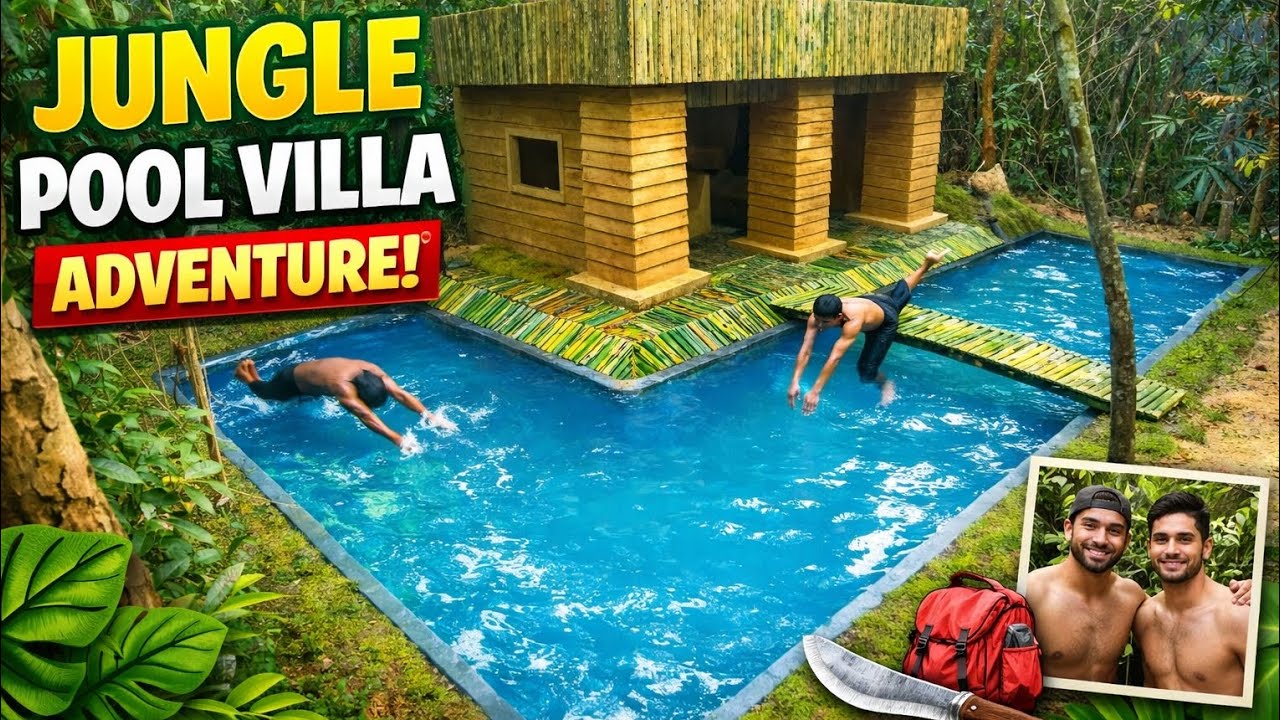 how To Make A Bamboo House In Jungle | Jangal Ma House Kasa Banata Hai