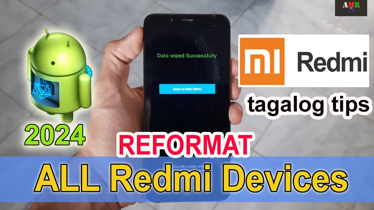 PAANO HARD RESET ANG XIAOMI REDMI DEVICES |  ALL REDMI DEVICES | TAGALOG TIPS 2024