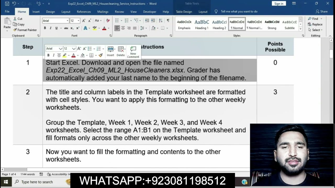 Exp22_Excel_Ch09_ML2_Housecleaning_Service | Excel_Ch09_ML2_Housecleaning_Service