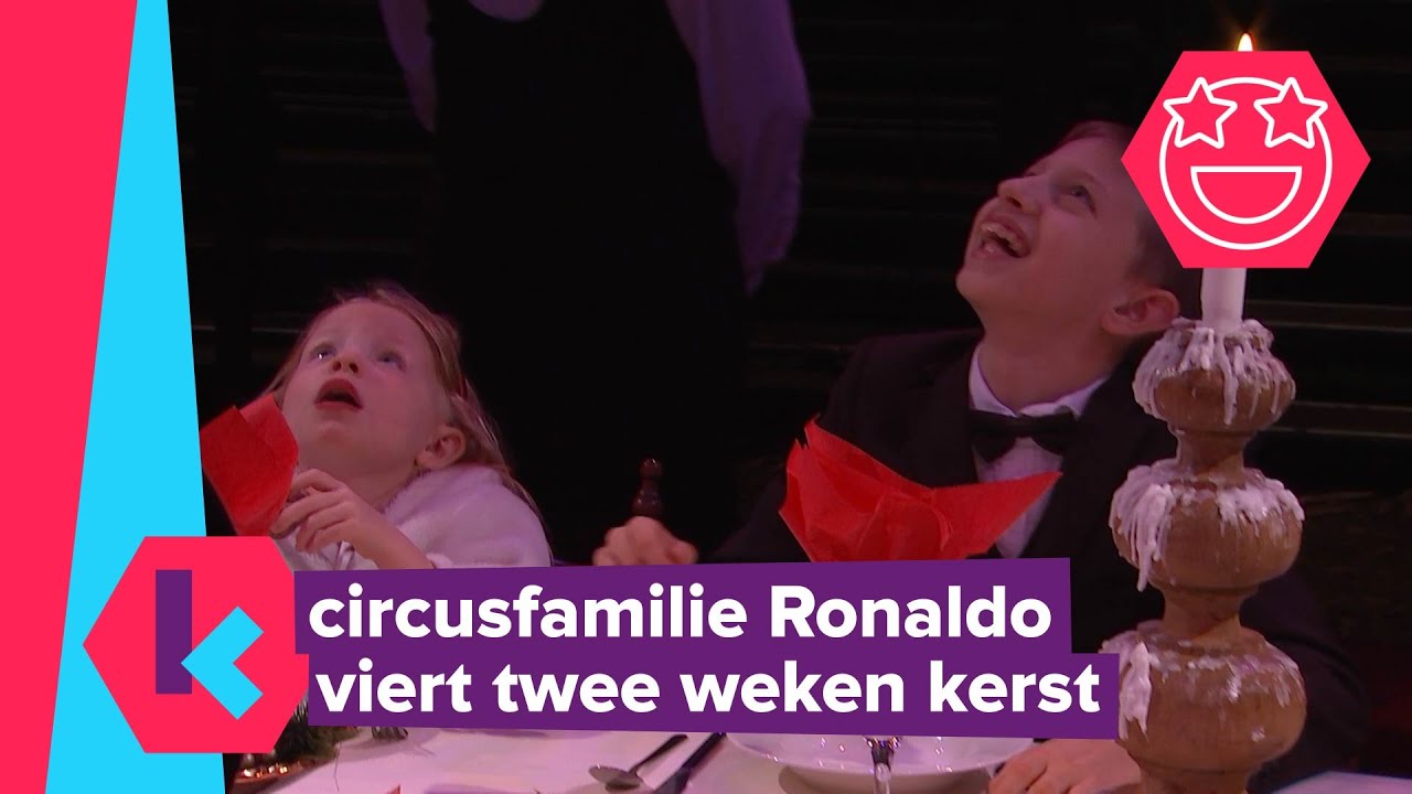 kerst vieren bij circusfamilie Ronaldo