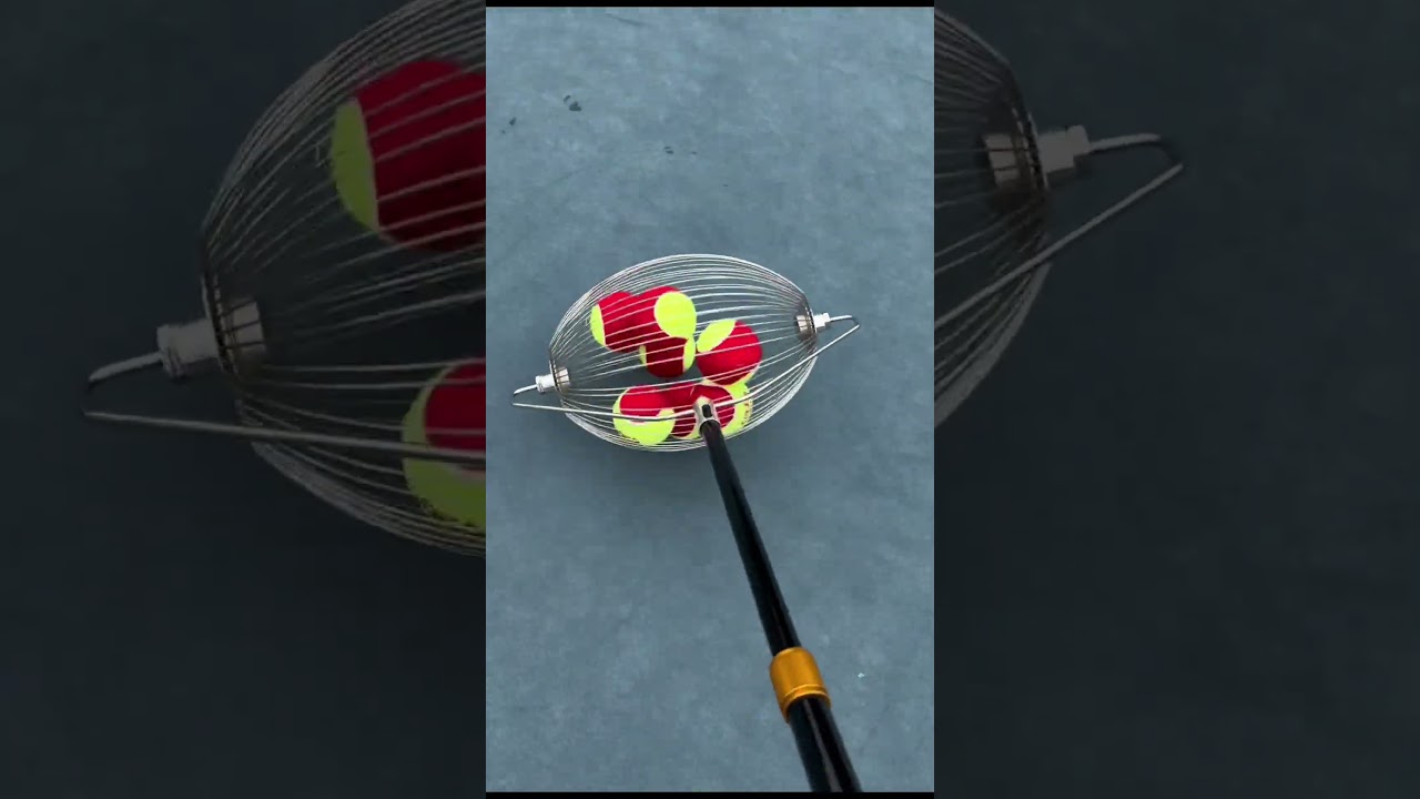 Tennis Ball Wizard Pro Magic для легкого сбора мячей #маленькиеглаза #спортивноеоборудование #заб...