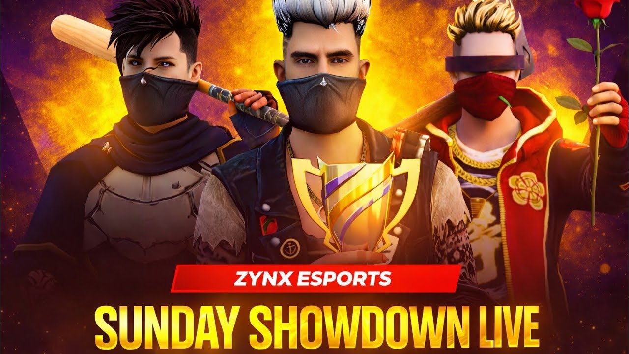 🛑SUNDAY SHOWDOWN : FINAL BATTLE || ZYNX ESPORTS || 25 JAN||