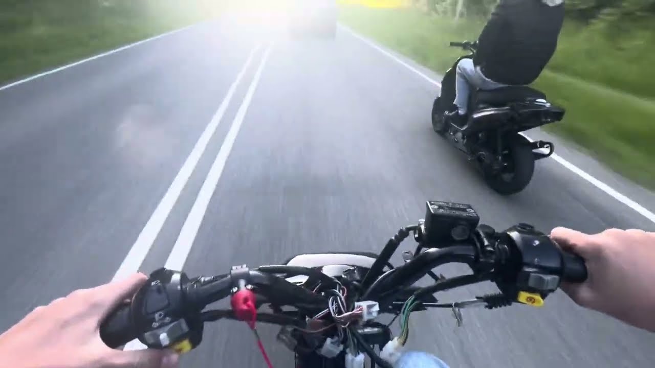 2x 70cc hot på tur!
