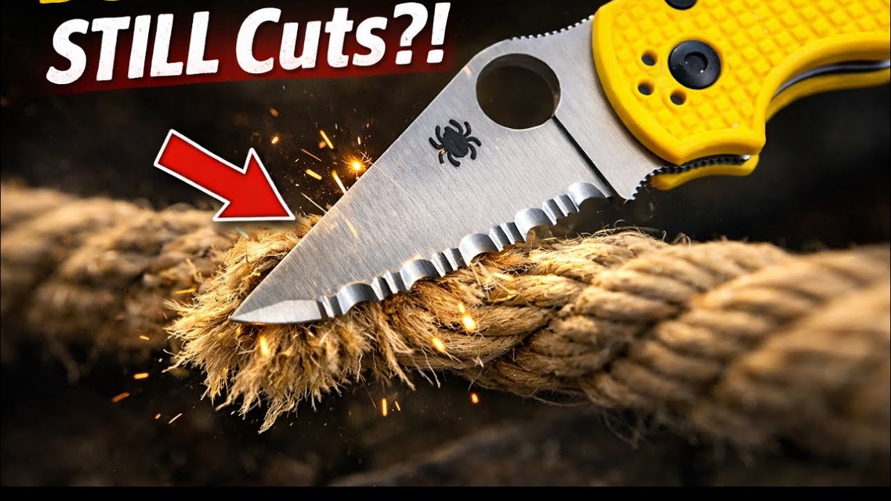 Why serrated never loses its edge - Even when Dull