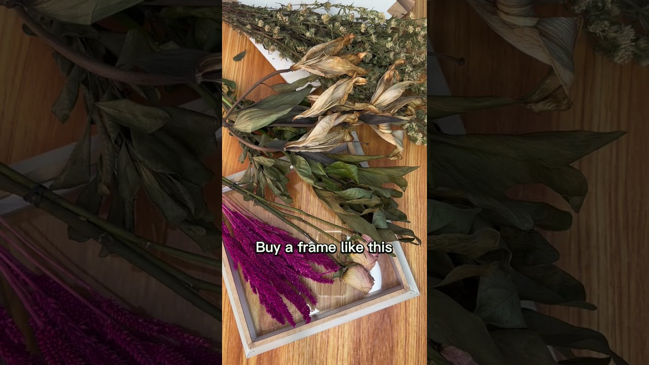 How to Preserve Flowers Using Shadow Box Frame. DIY Step by Step Tutorial