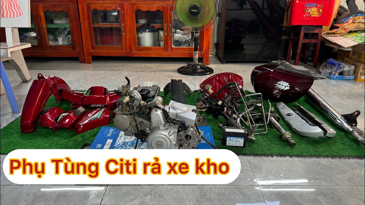 Xã xã hàng phụ Tùng Citi 100 rả xe bãi ngày 8/3/2026