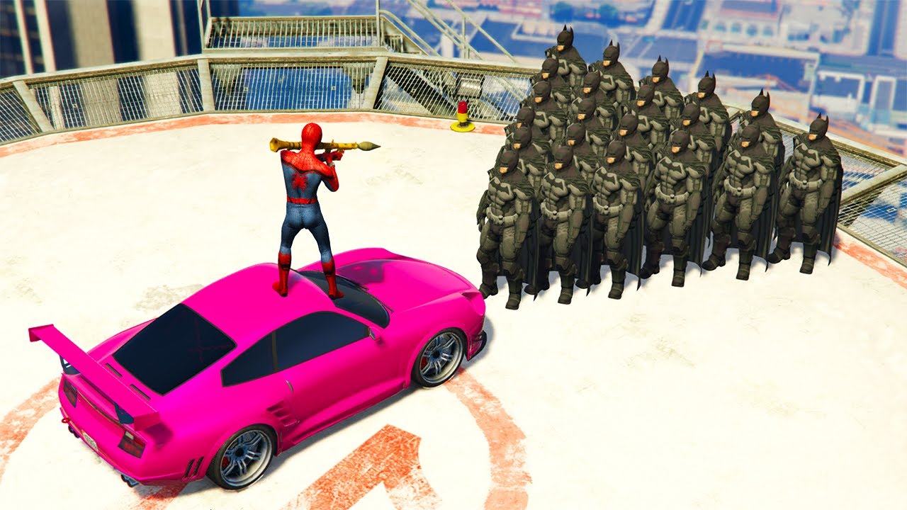 GTA 5 Water Ragdolls Spiderman vs Batman vs Joker Jumps/Fails (Euphoria Physics Funny Moments)