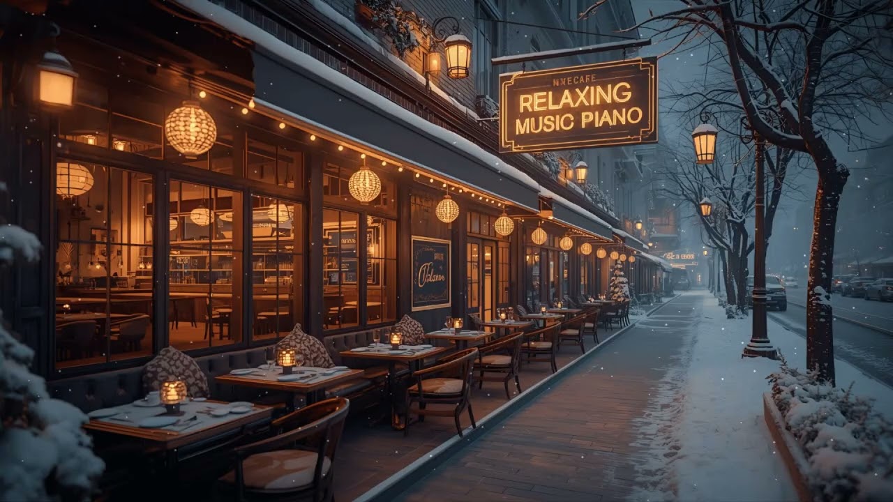 Relaxing Piano Evening ☕ Calm Piano Music for Cozy Night Vibes