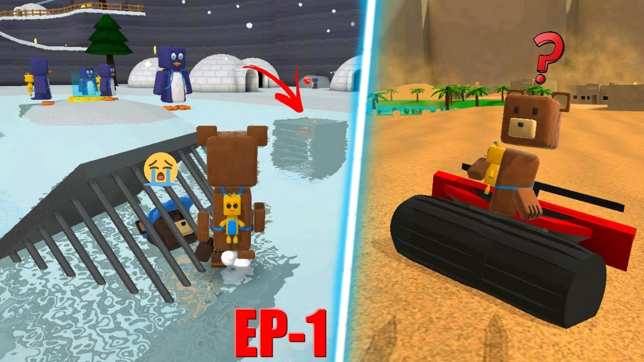 jogo do urso, SUMIÇO DAS JAULAS NO SUPER BEAR ep-1, historinha, super bear adventure, investigação