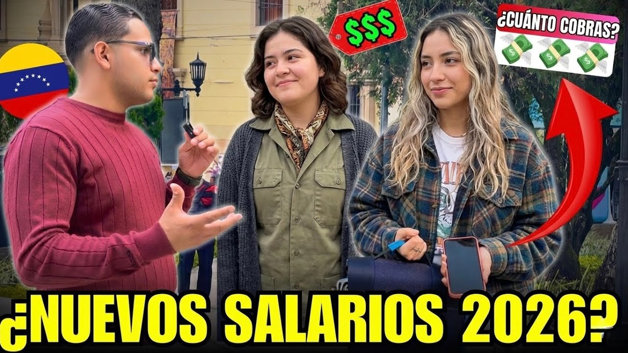 La Cruda Realidad de Cuánto COBRAN EN VENEZUELA 2026🇻🇪 ¡Se Espera un NUEVO AUMENTO! 