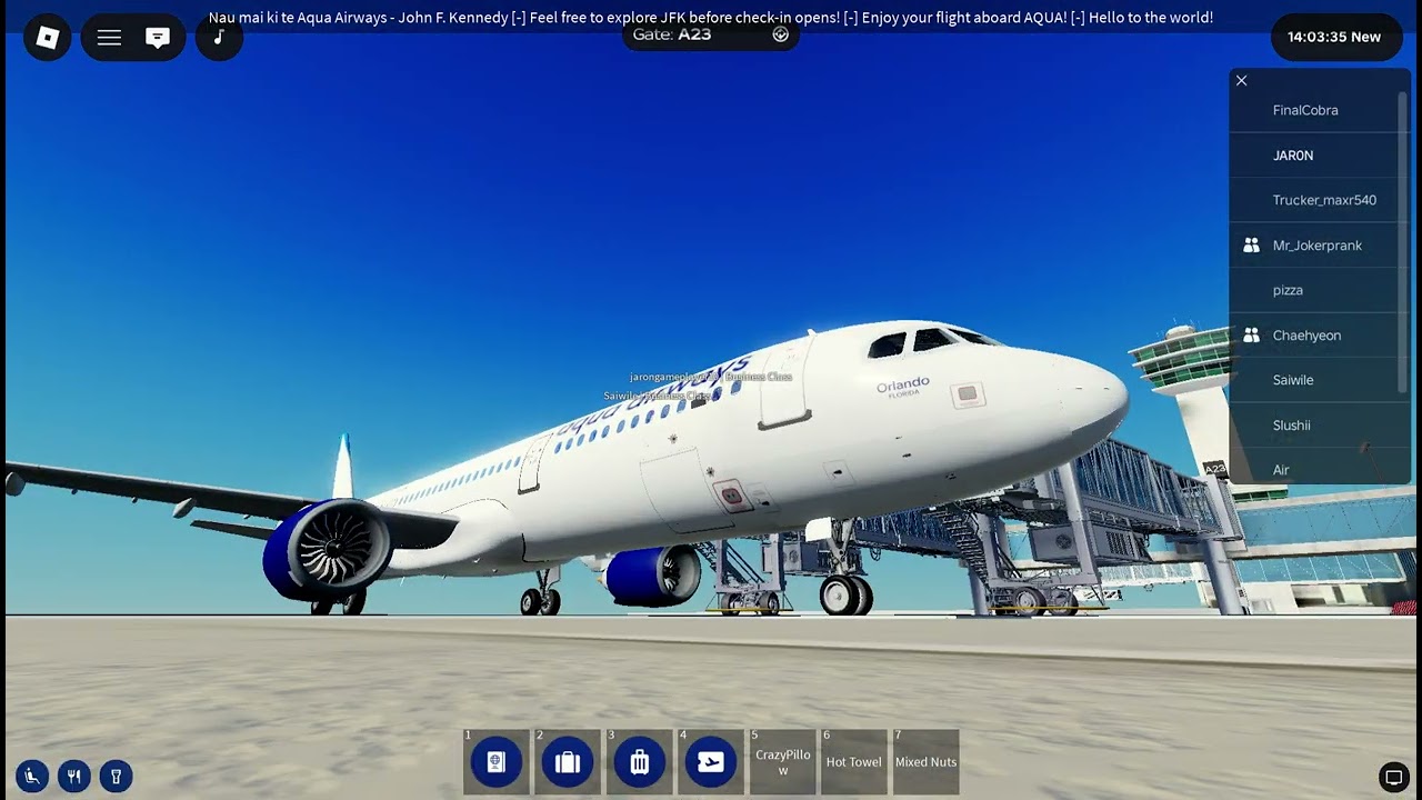 ROBLOX | Aqua Airways | Business Class | Airbus A321NEO | Part 2
