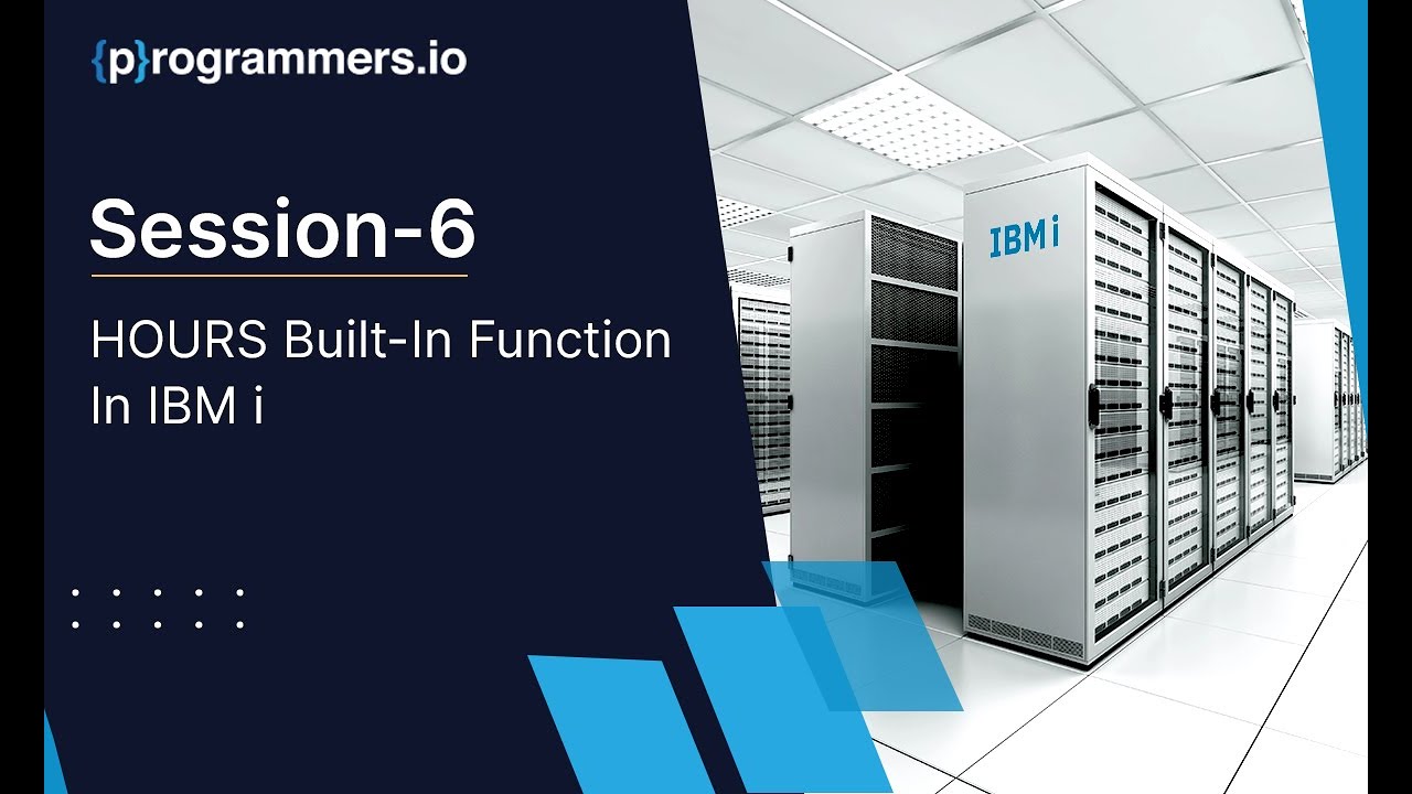 HOURS Built-In Function In IBM i