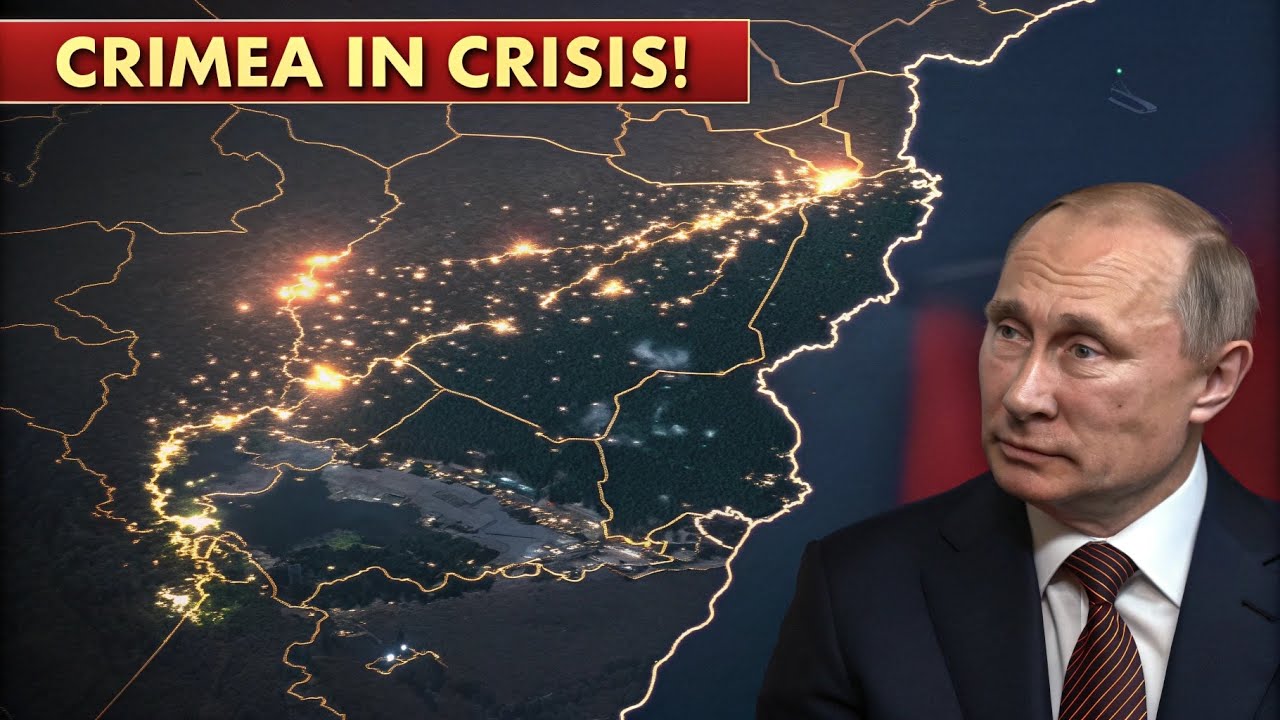 Crimea Plunged Into Darkness! Russian Military Bases Rocked by Explosions