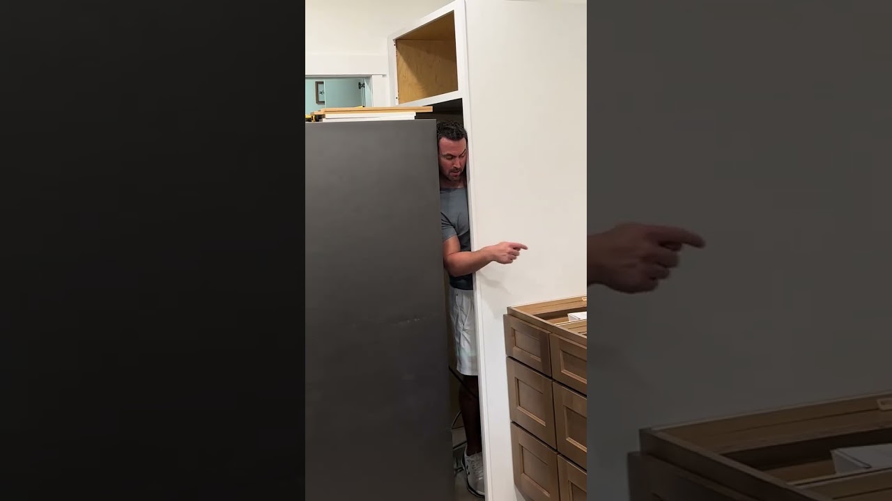 Realistic video trying to renovate the kitchen with your husband.