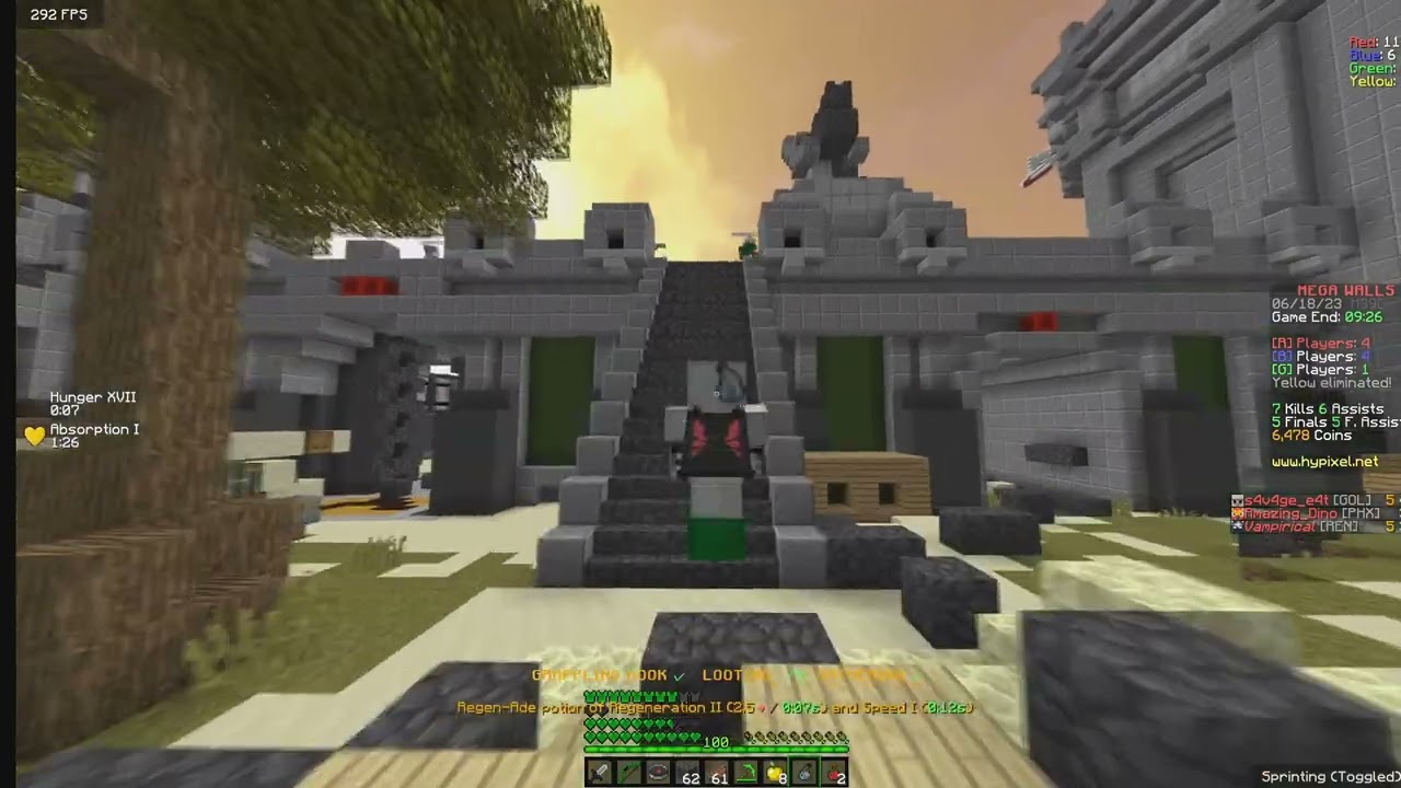 THE WORST RENEGADE OF ALL TIME + clips [Hypixel Mega Walls]