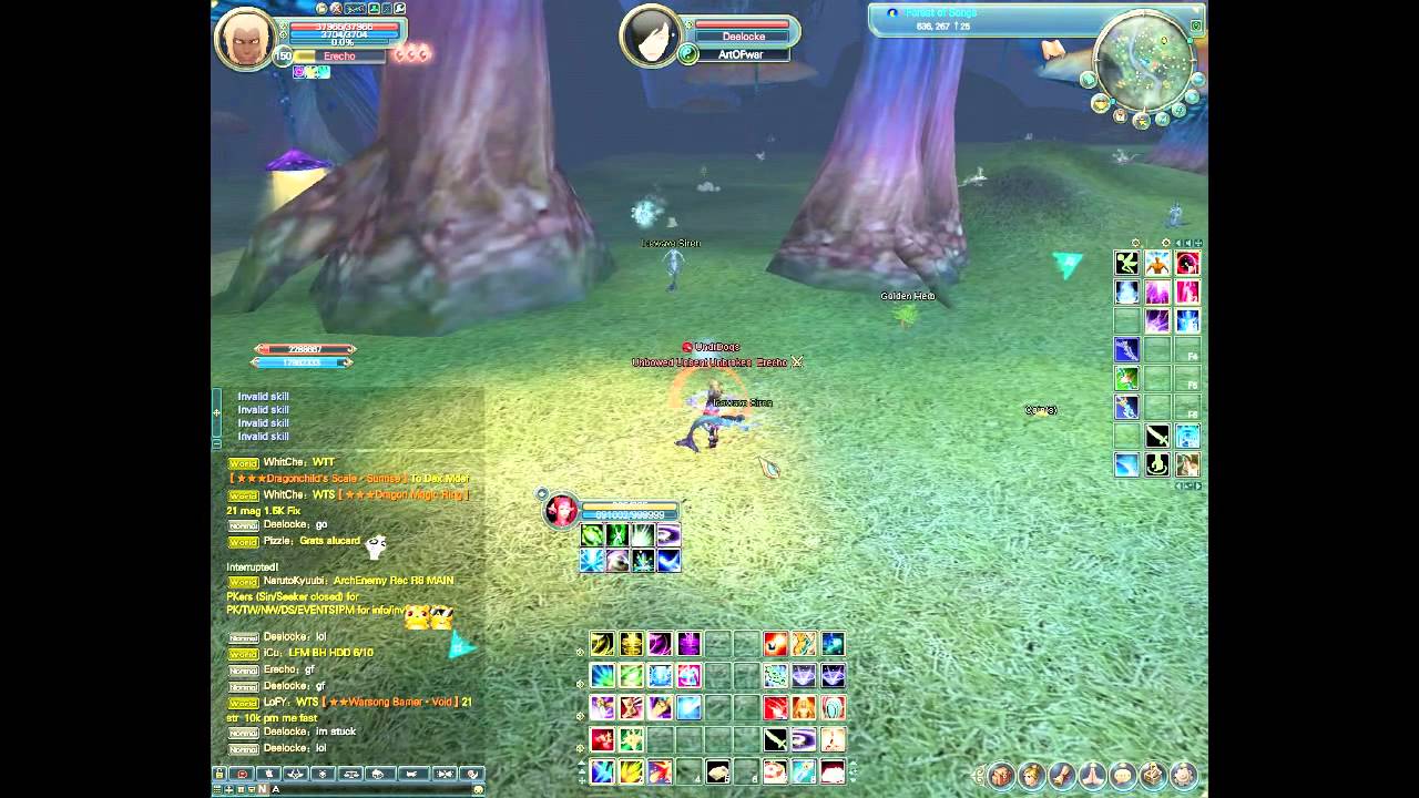 Epic Perfect World Erecho ( FULL Dragon Gear Sin )  vs TOP R8 Player ( 1vs1 ) ~ ( Mass PK )