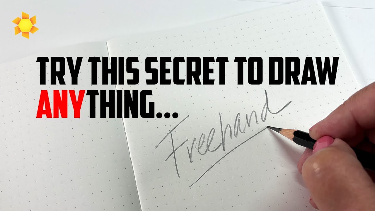 One artist's secret to drawing any subject - freehand