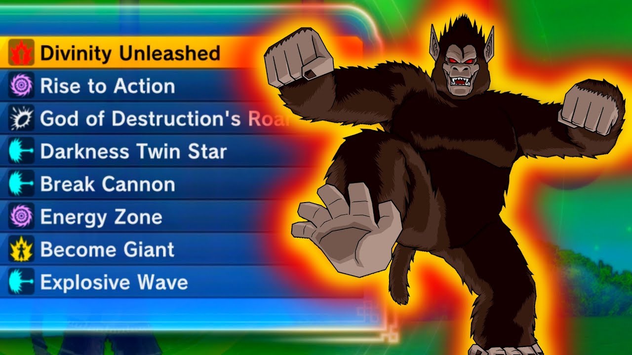 FULL GREAT APE THEMED MOVESET | Dragon Ball Xenoverse 2