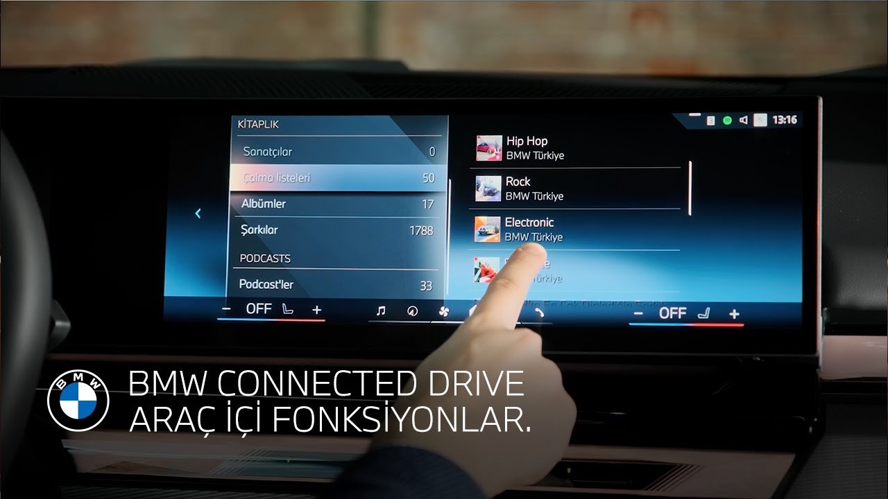 BMW CONNECTED DRIVE ARAÇ İÇİ FONKSİYONLAR.
