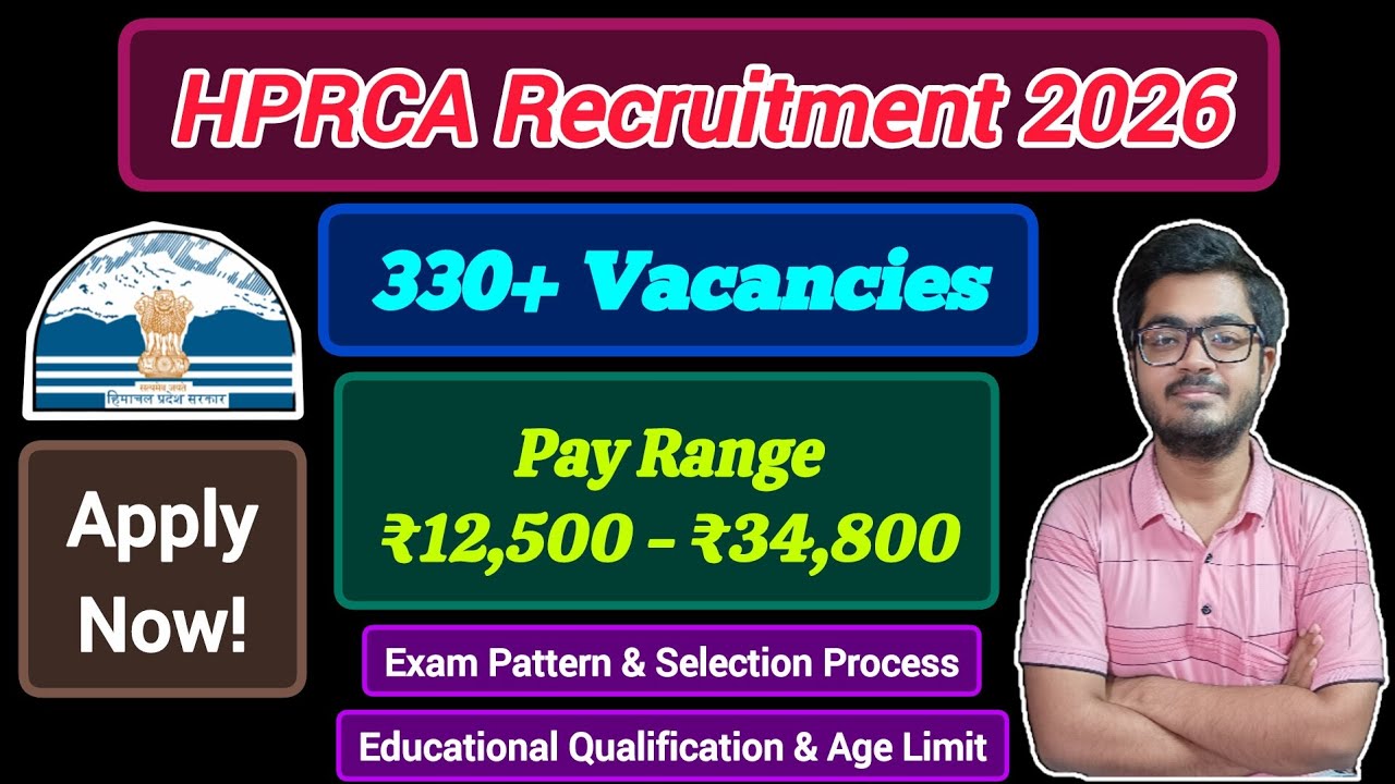 HPRCA Recruitment 2026 || 331 Vacancy || Panchayat Secretary & Health Staff Posts || Apply Online ||