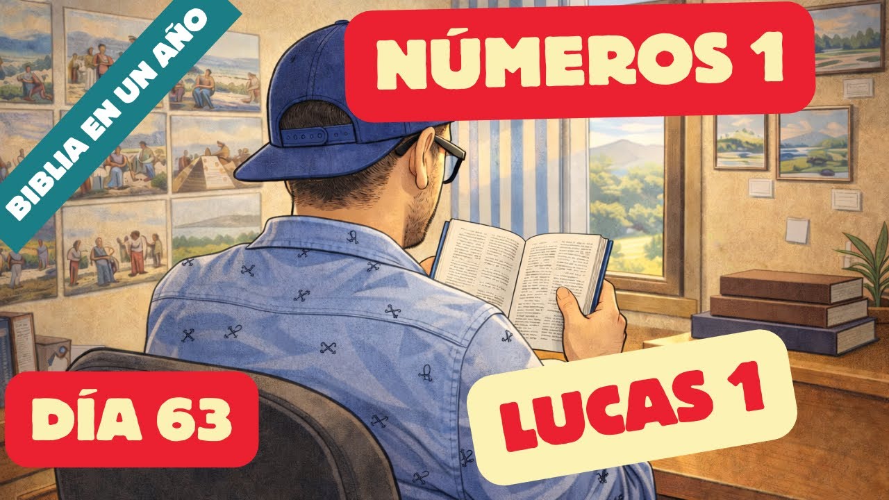 Día 63 - Números 1 y Lucas 1 - BIBLIA EN UN AÑO NBLA