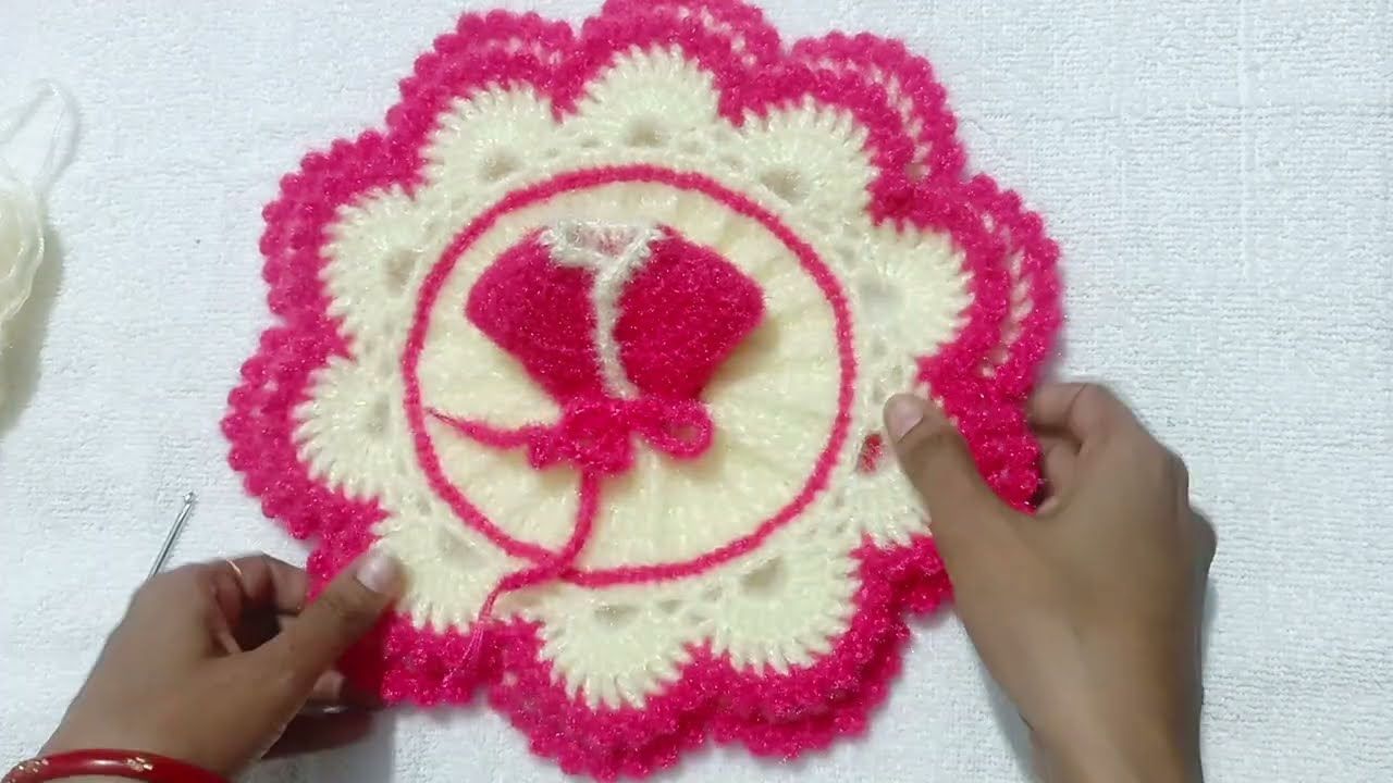 आसान तरीके से बनाएँ 3 नंबर लडडू गोपाल जी की सर्दियों की ड्रेस ll  how to make crochet winter dress l
