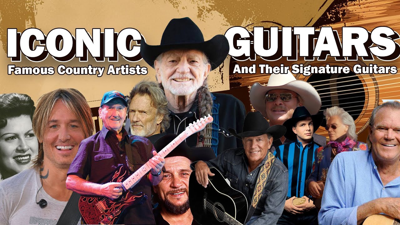 Famous country artists and their signature guitars | Country Music | Guitars