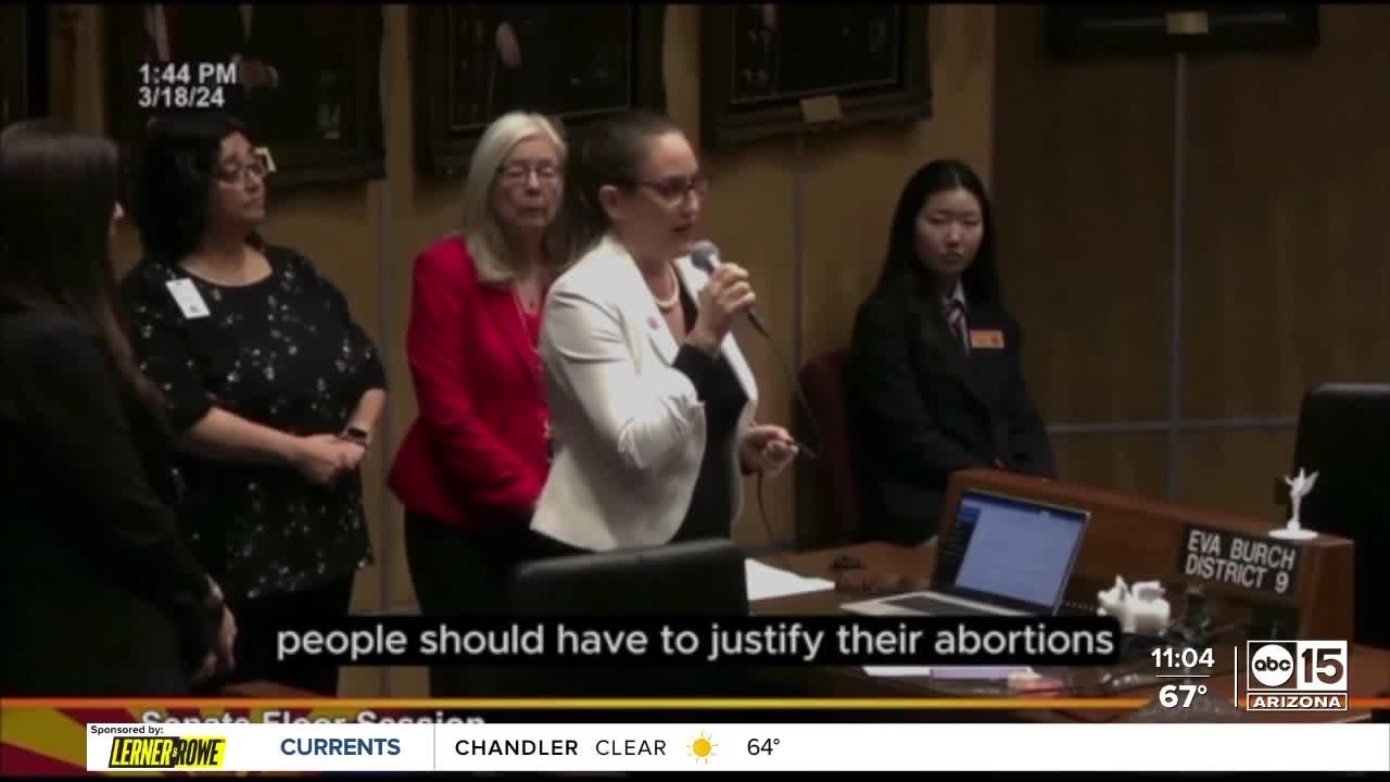&lsquo;I&rsquo;m choosing abortion&rsquo;: Arizona Sen. Eva Burch shares story on Senate floor