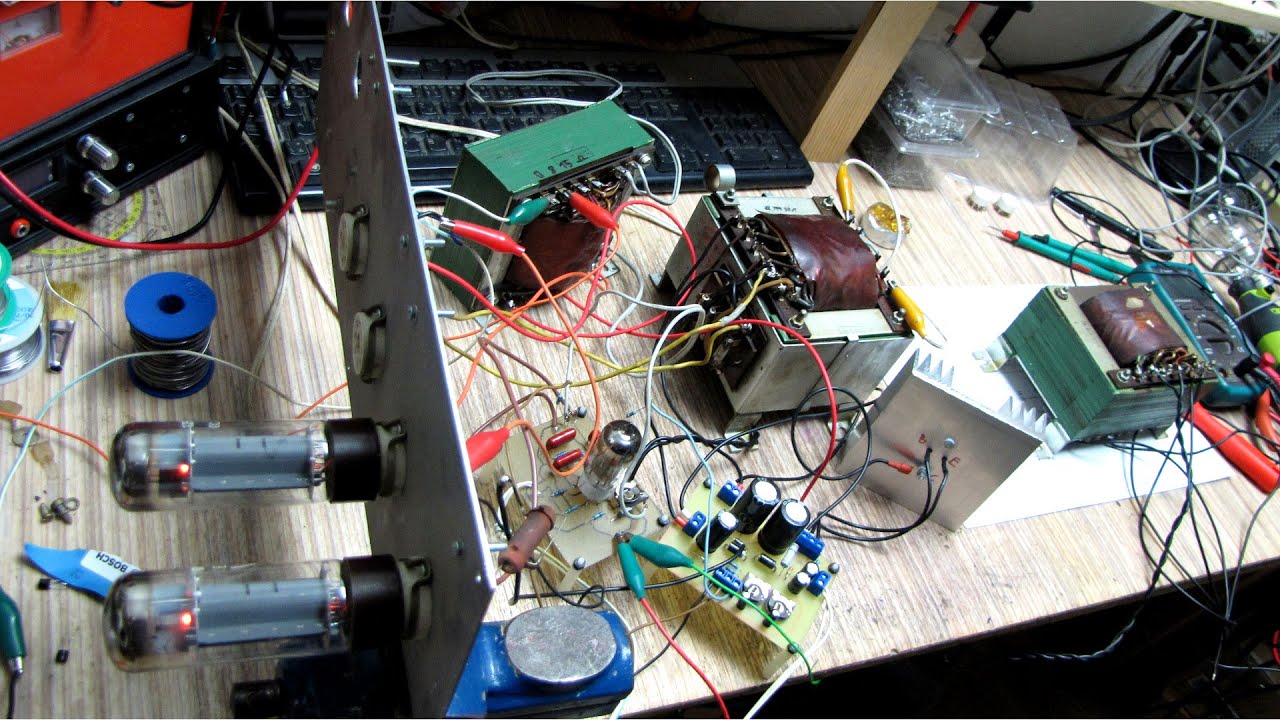 Elektronkový push-pull s EL34 #1- Úvod, základní návrh a měření