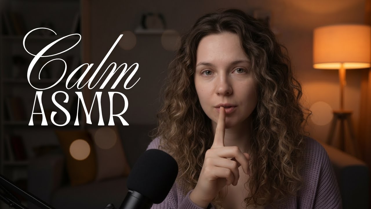 ASMR soft plastic cover folding movements easing overthinking guiding you into fast sleep