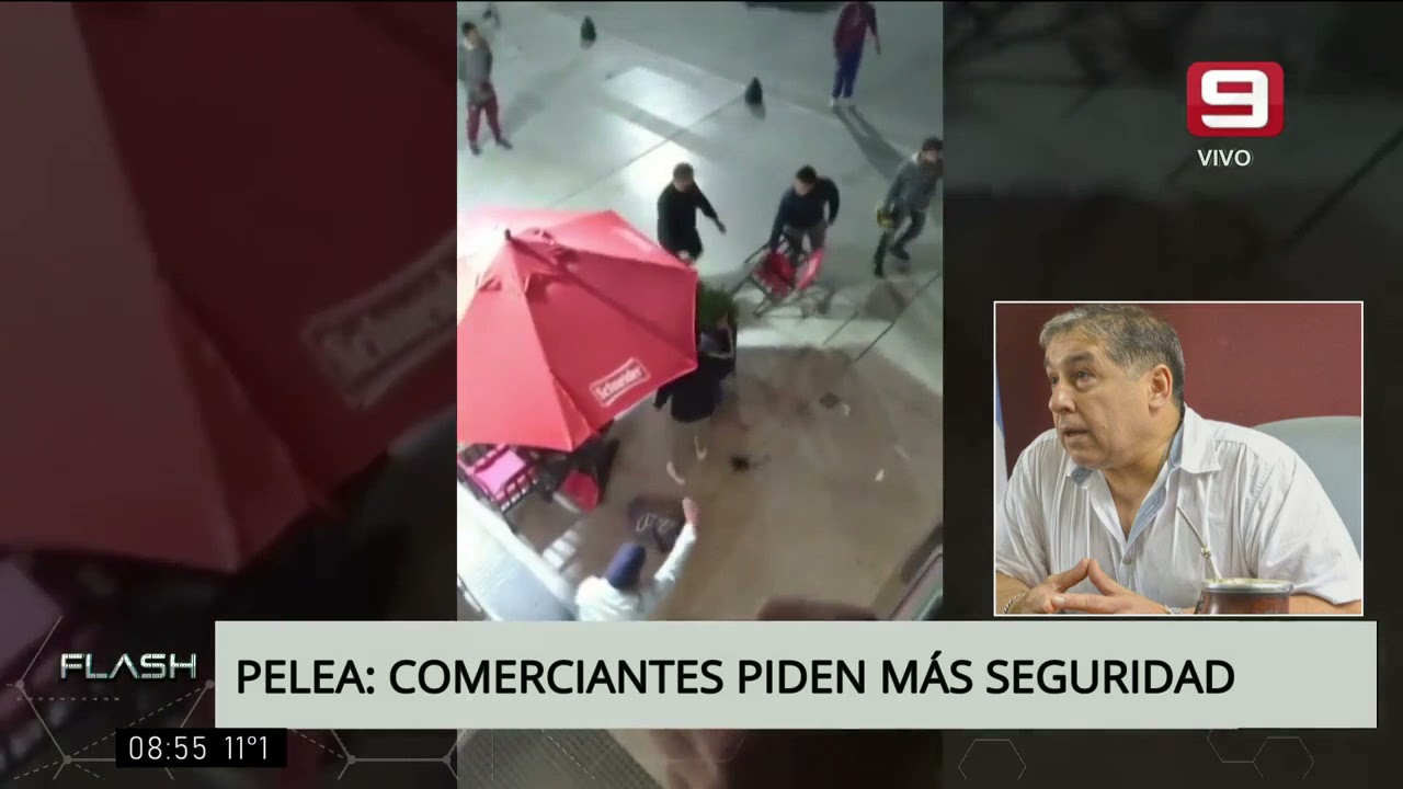 Pelea en la peatonal de Paraná: comerciantes piden más seguridad