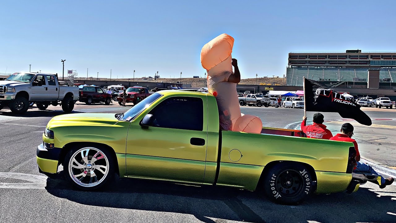 DENVER COLORADO TRUCK SHOW! *MASSIVE BURN OUT ON 28s RIMS