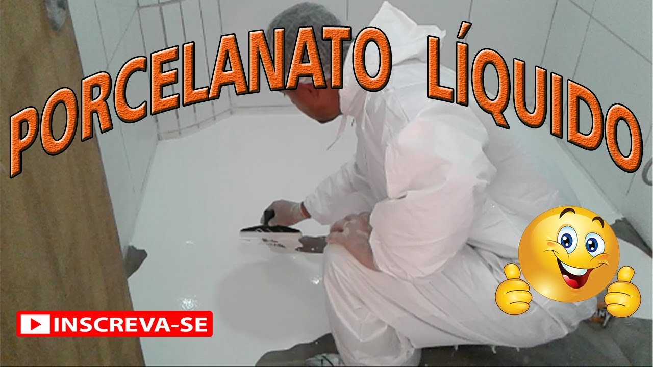 Passo a passo porcelanato líquido no banheiro