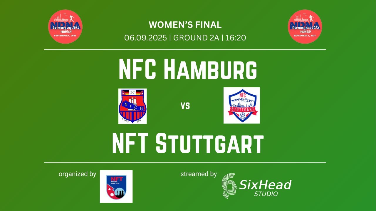 NRNA CUP 2025(Final) :  NFC Hamburg  Women vs NFC Stuttgart women 