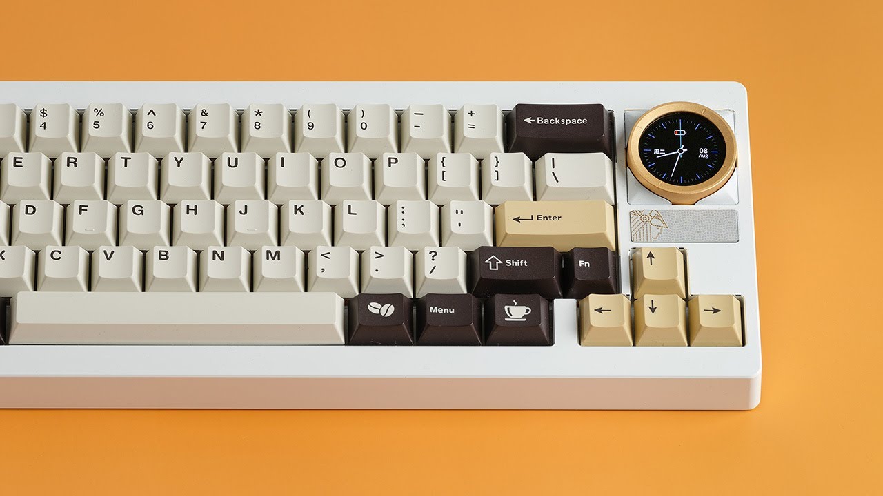 This Keyboard Has a Touch Screen Knob?