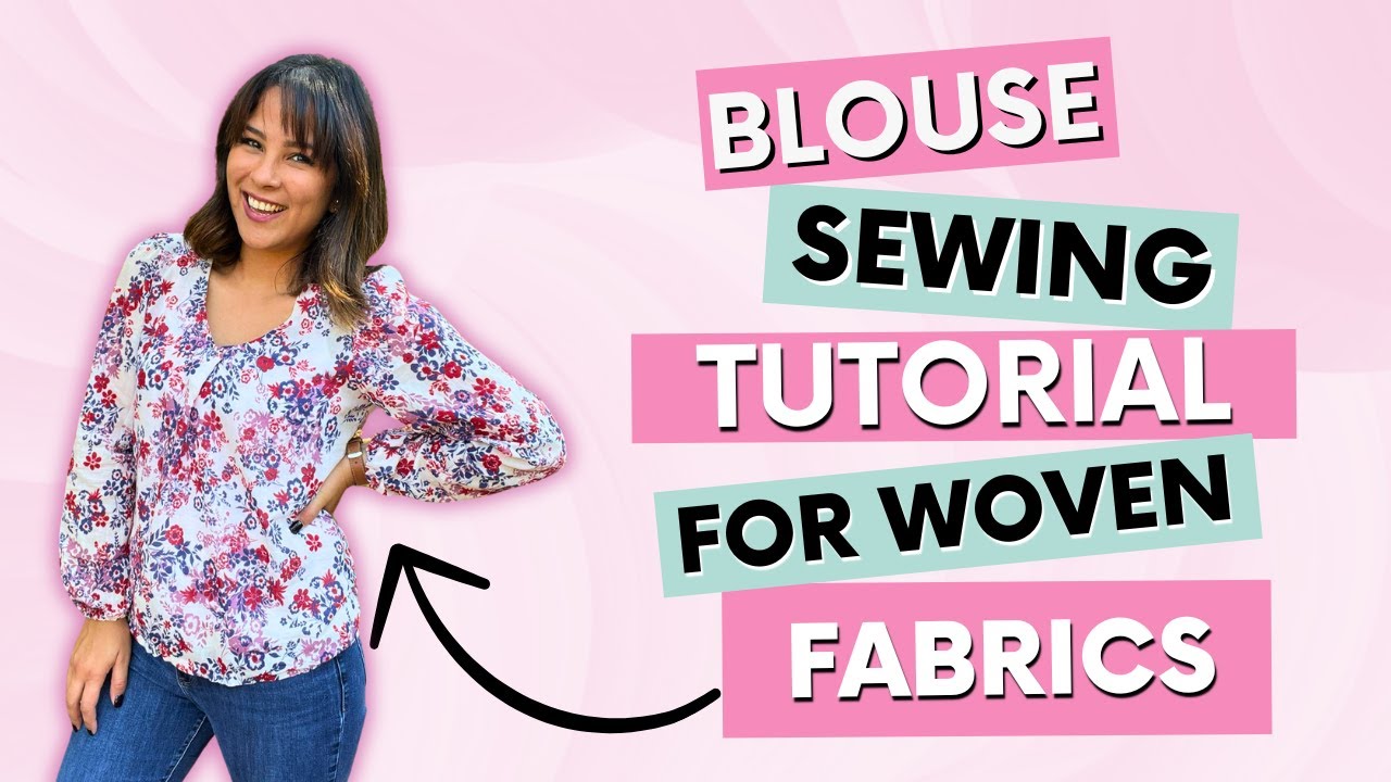 Sew A Stunning Pleated Woven Blouse - Simple Step-by-step Tutorial - Penelope Pattern