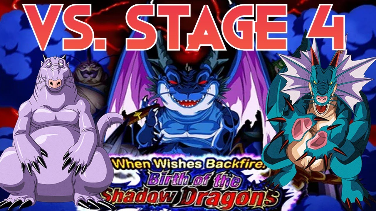 NEW DIFFICULT EVENT! BIRTH OF THE SHADOW DRAGONS! STAGE 4 CLEARED! (DBZ Dokkan Battle)