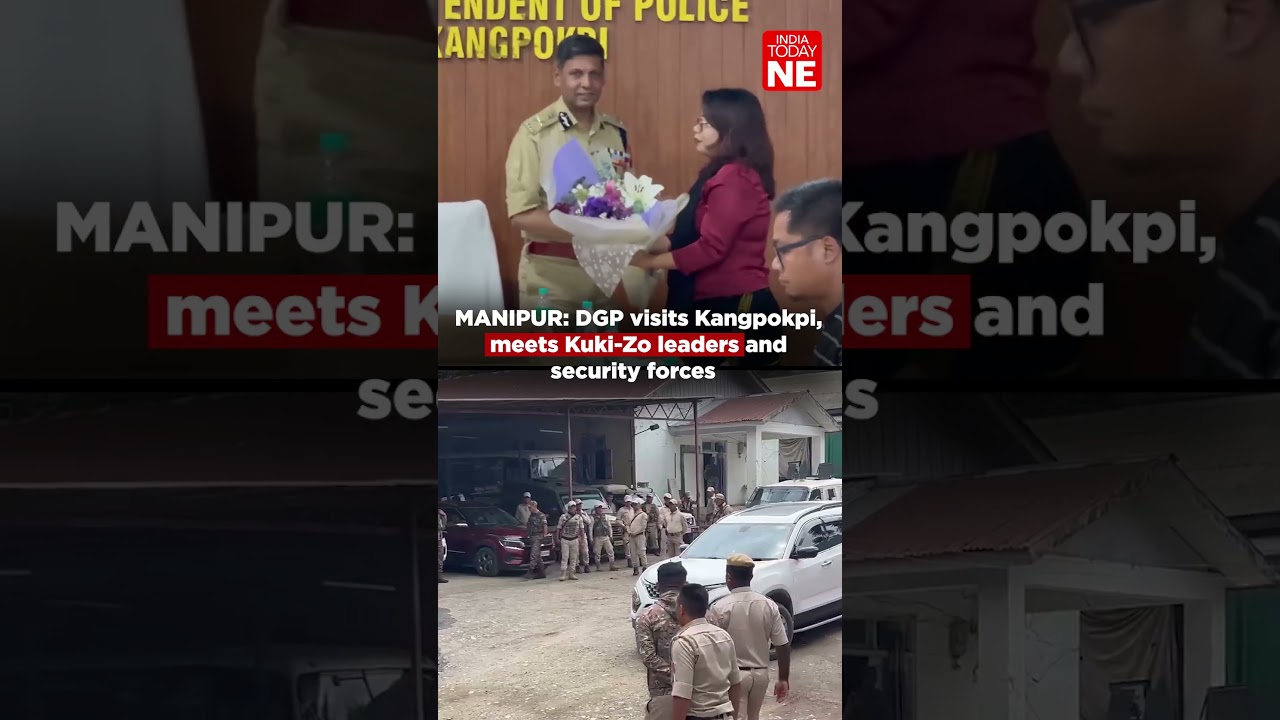 MANIPUR: DGP visits Kangpokpi, meets Kuki-Zo leaders and security forces