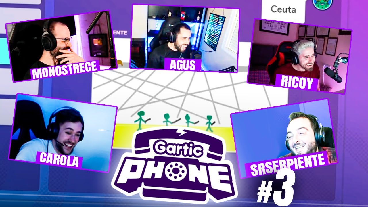 😂LLORAMOS de RISA en GARTIC PHONE 3😂