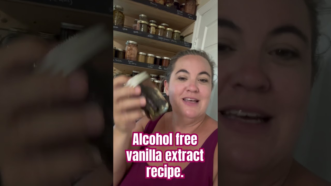 Alcohol free vanilla or any flavor extract. Full video on our channel Little Hill Homestead