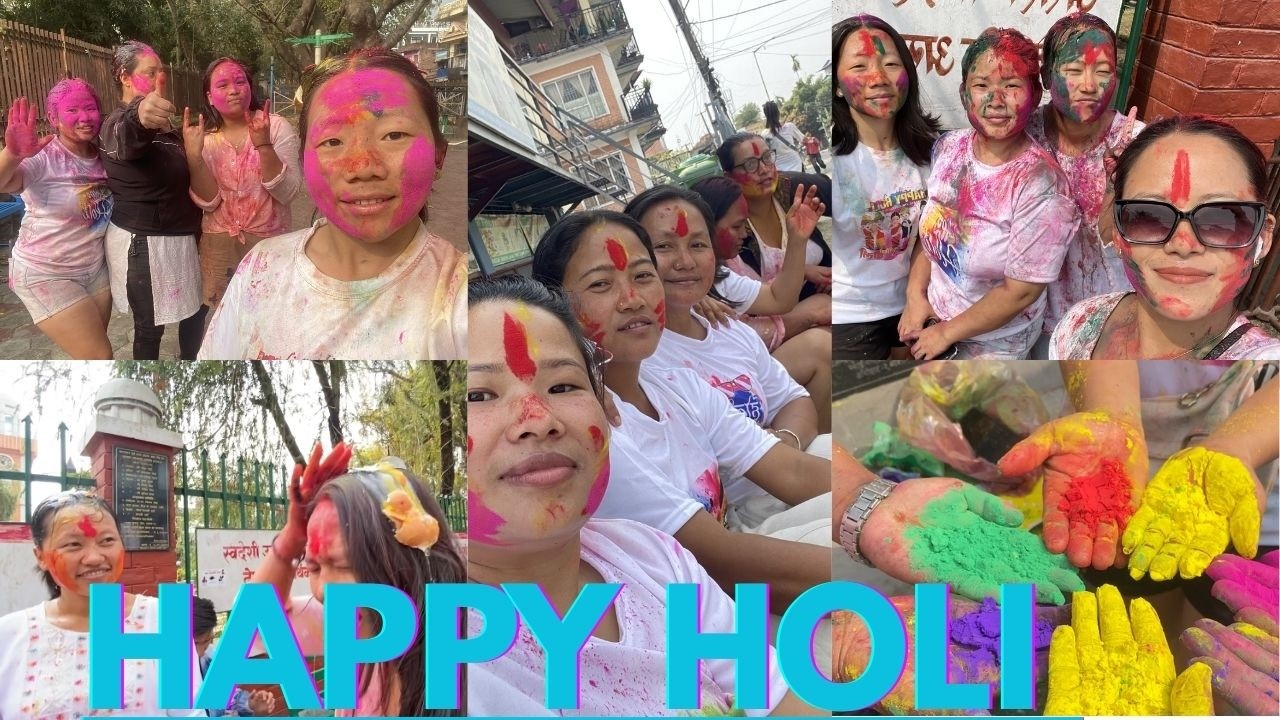 HAPPY HOLI🙏HAMRO HOLI KASTO LAGYO TA SATHI HARU |