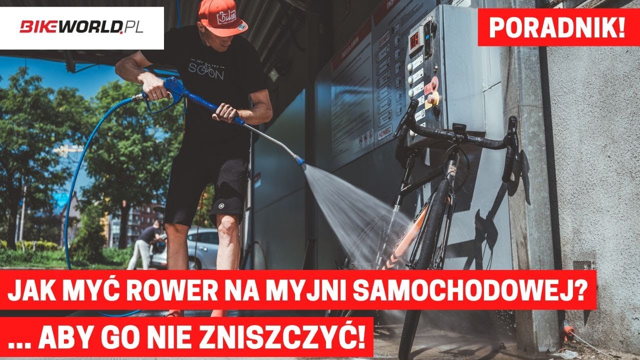 Jak myć rower na myjni samochodowej?