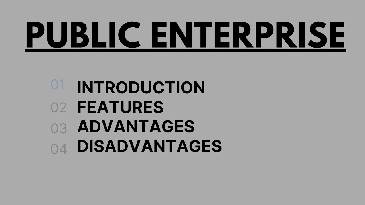 PUBLIC ENTERPRISES | PUBLIC SECTOR | FEATURES | PUBLIC SECTOR | PUBLIC SECTOR ENTERPRISE | PUBLIC |