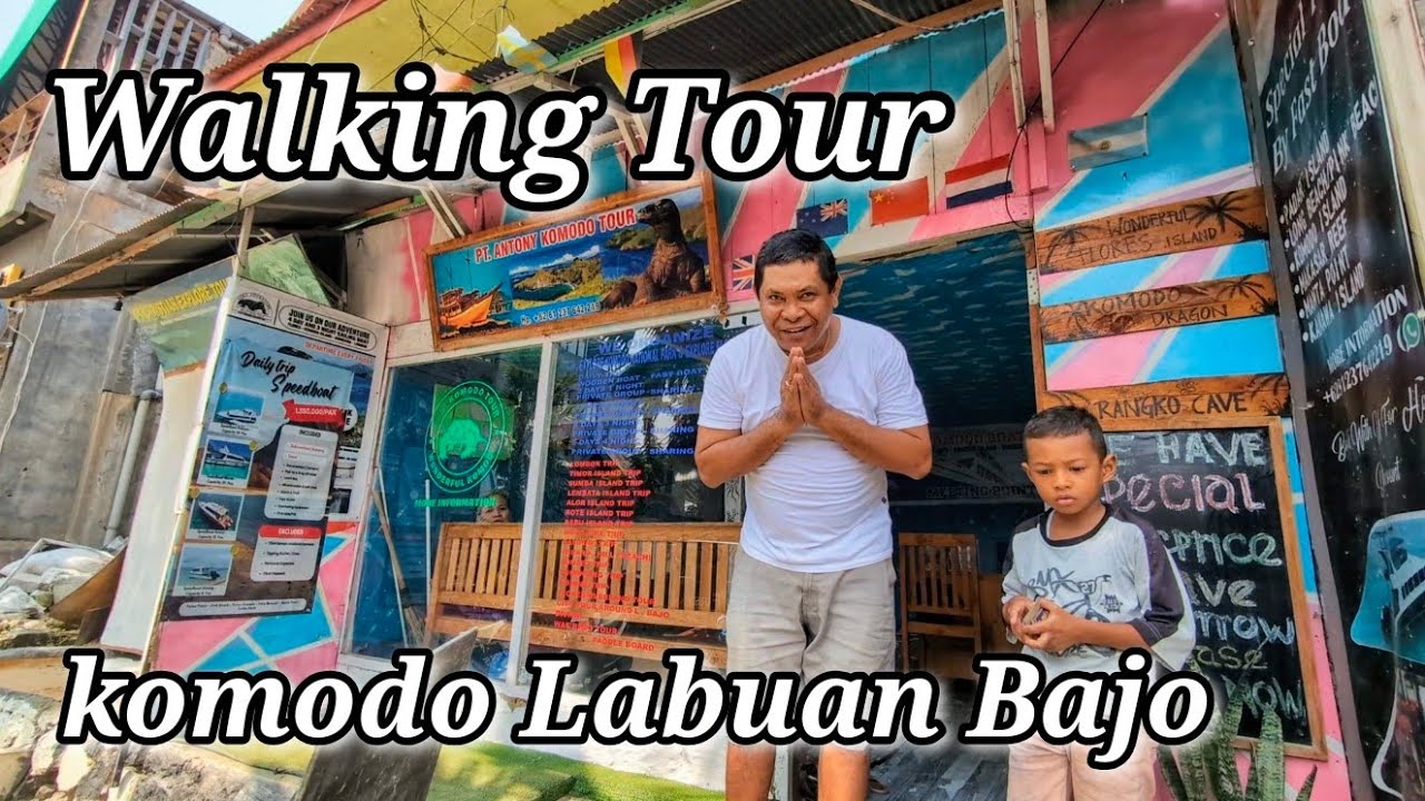 Walking Tour of Labuan Bajo – Dive Shops, Local Food & Island Vibes.