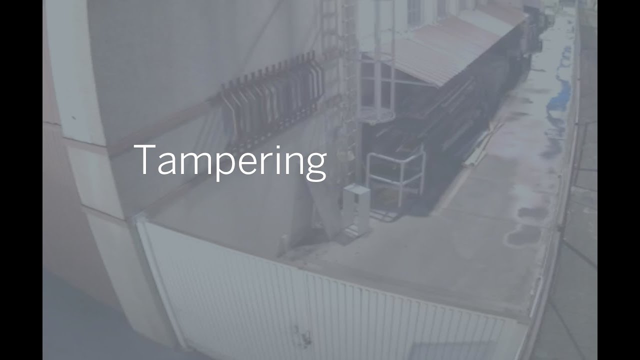 CCTV Anti-Tampering Video Analysis &middot; Perimeter Security