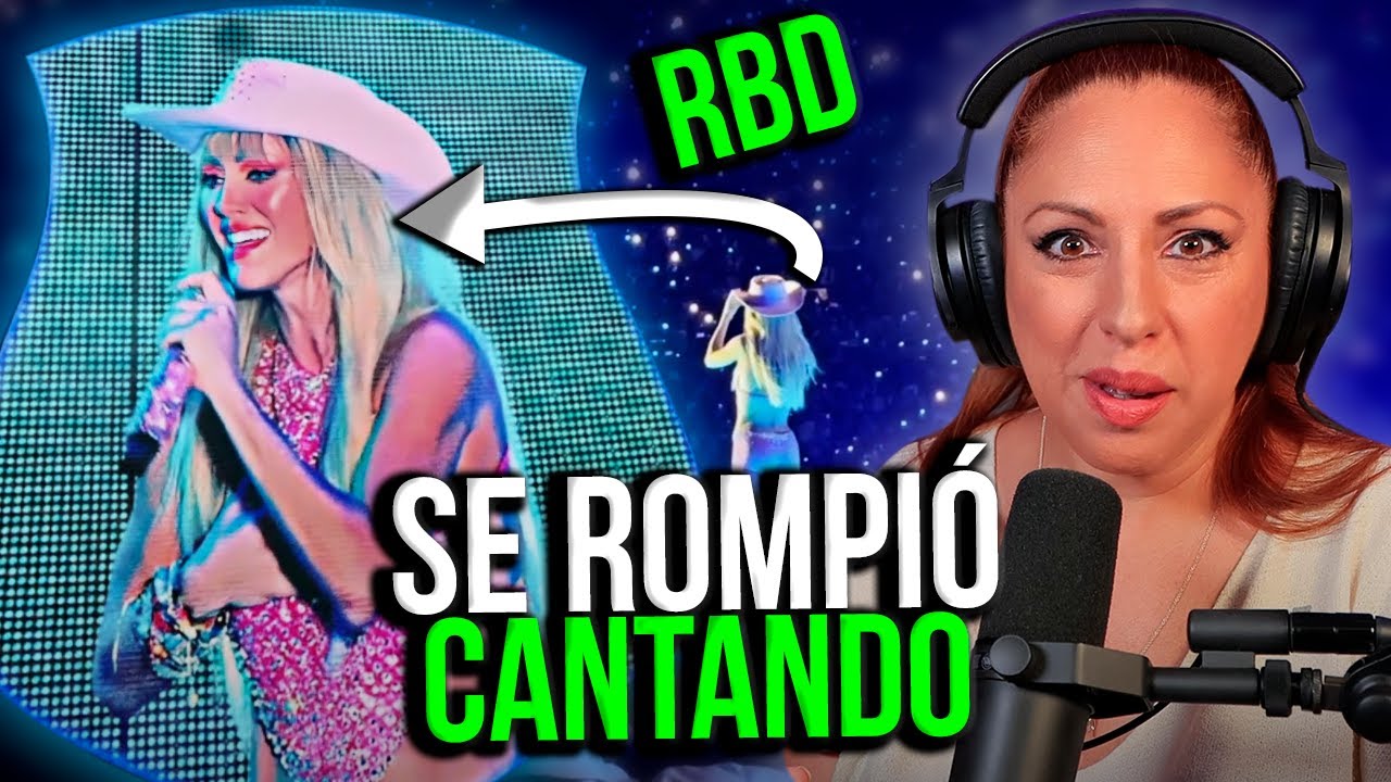 ANAHÍ ( RBD) LO INTENTÓ pero la EMOCIÓN pudo con ella | VOCAL COACH reaction & analysis