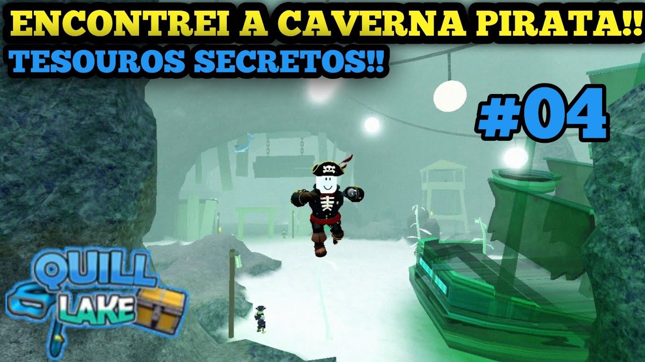ENCONTREI A BASE DOS PIRATAS!! 🌊 (Quill lake Scuba Roblox) - #04