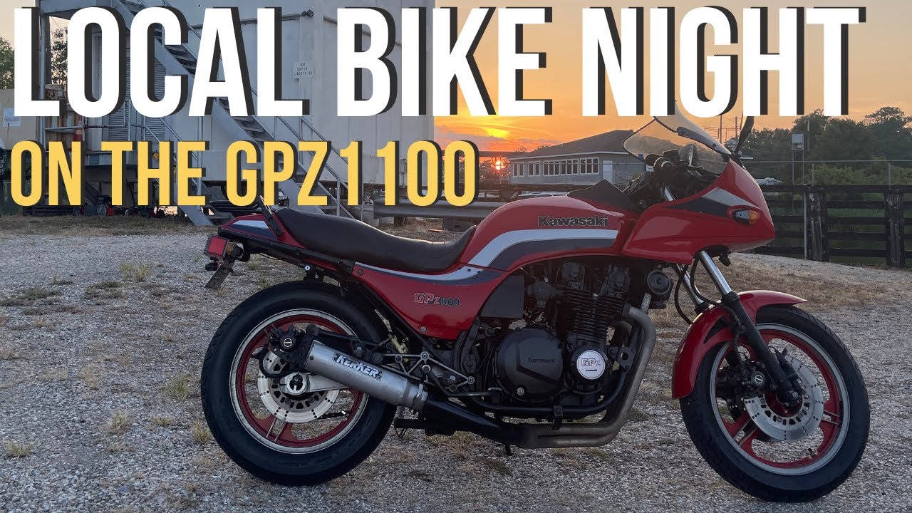 1983 Kawasaki GPZ Goes To Local Bike Night. #gpz1100 #vintagemotorcycles #motorcyclerewind
